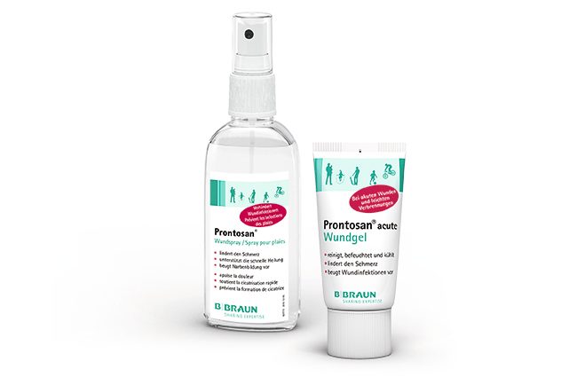 Prontosan® acute Wundgel & Wundspray