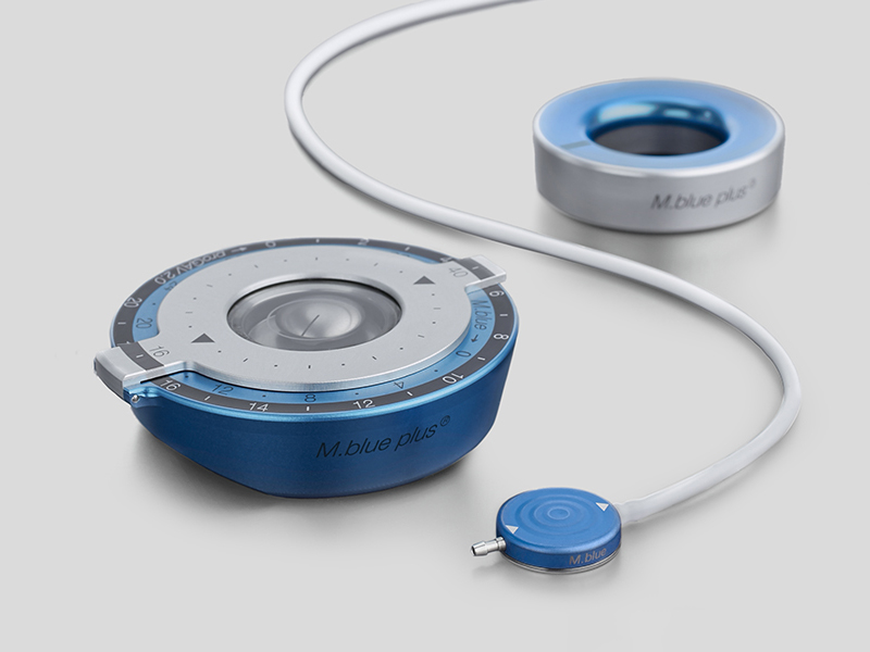 Einstellbares MIETHKE M.blue® Schwerkraftventil