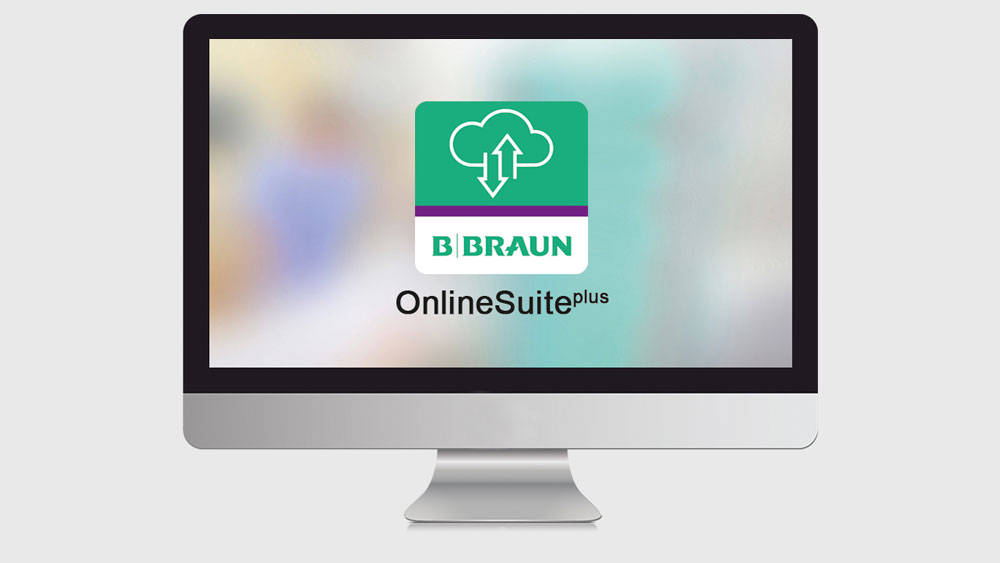 L’écran affiche le logo OnlineSuiteplus