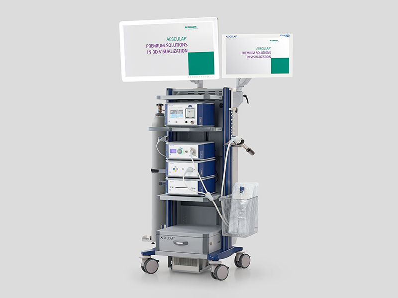 Tours d’endoscopie avec systèmes visuels, équipement d’insufflation et d’aspiration-irrigation