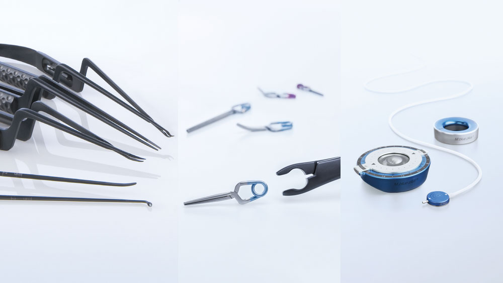 Différents produits pour la neurochirurgie